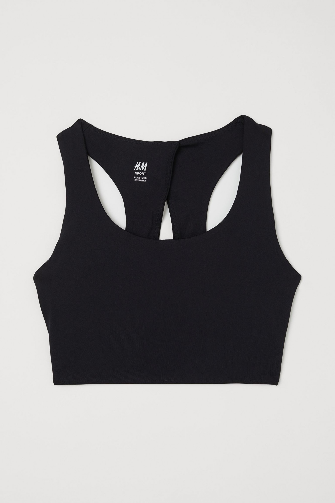 

Топ спортивный H&M SPORT M черный 9243723dm
