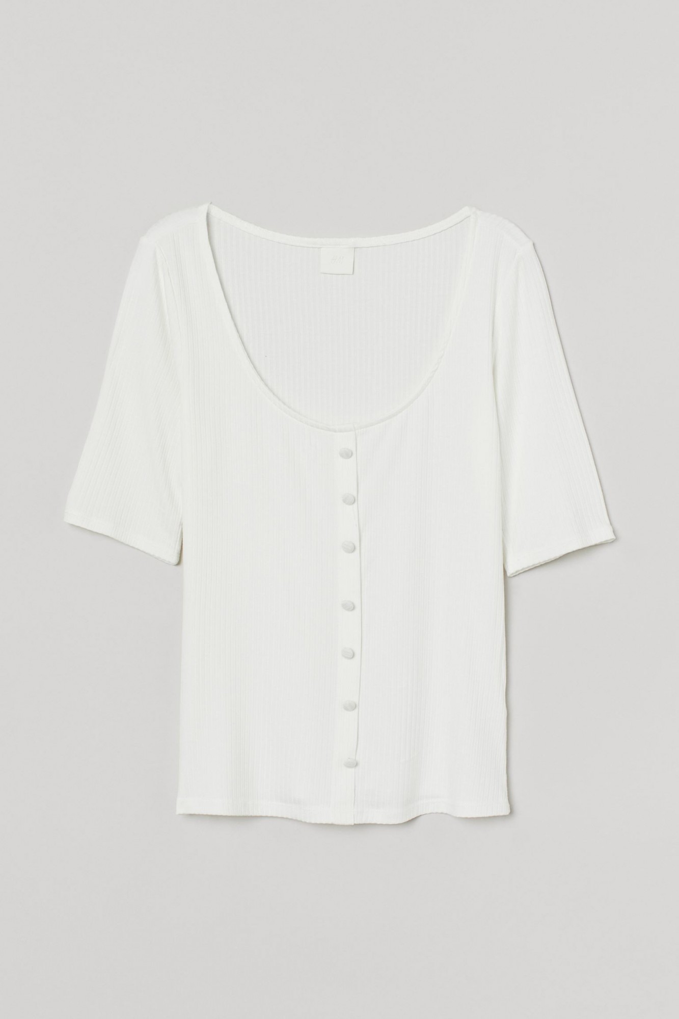 

Топ H&M XS белый 9233612sm