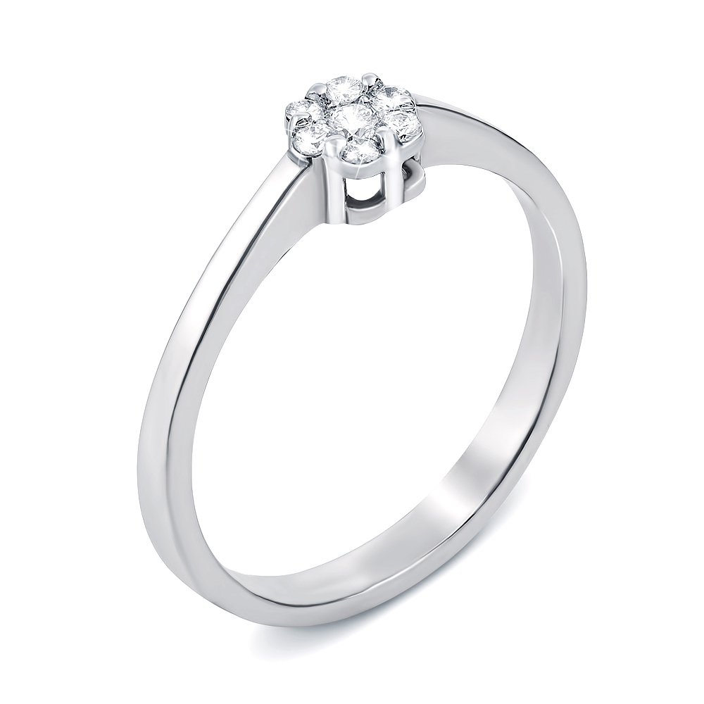 

Кольцо из белого золота с бриллиантами 000137118 16.5 размера