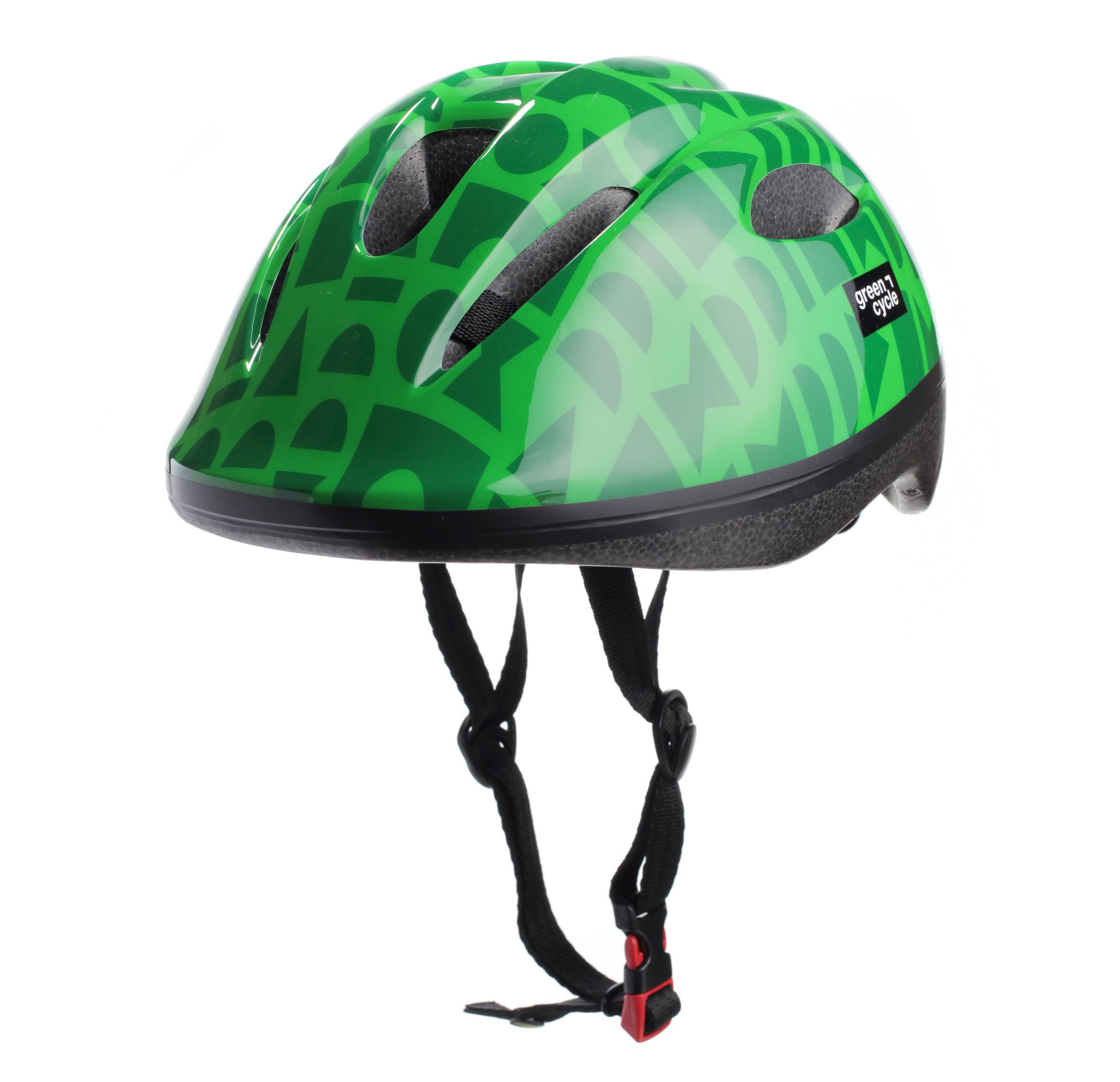 

Велосипедний дитячий шолом Green Cycle FLASH XS 50-54 Зелений