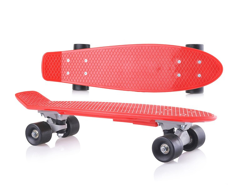 

Детский скейт. Пениборд DOLONI TOYS 0151/4 красный SKT14756
