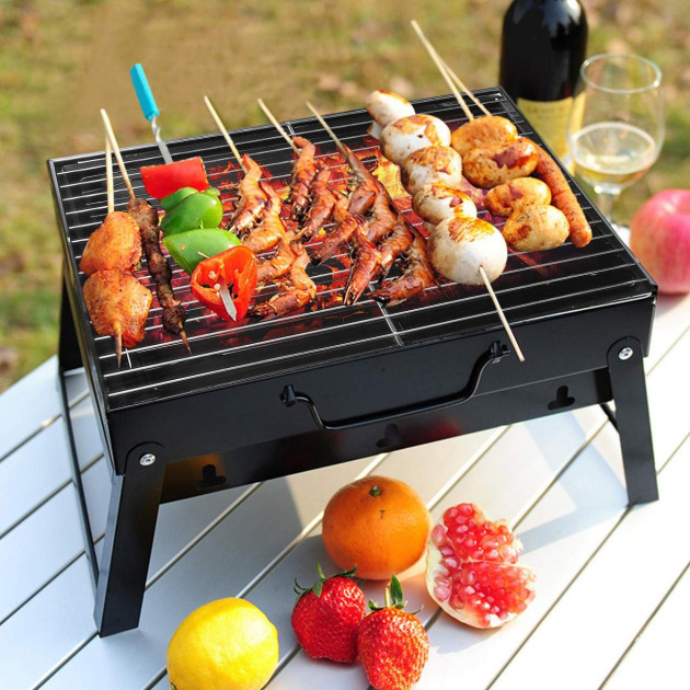 

Мангал разборной усиленый BBQ Grill Portable 10S ЧЕРНЫЙ(BQ-5480)