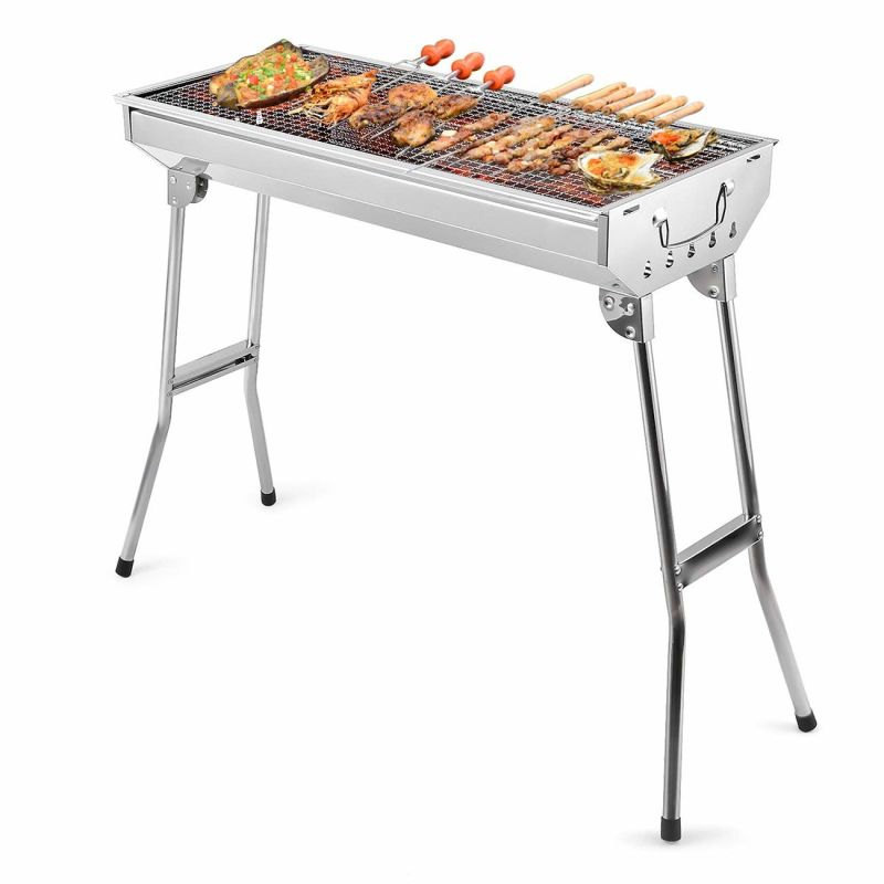 

Мангал разборной усиленый BBQ Grill Portable 10S 48X34X59 XXL (BQ-5482)