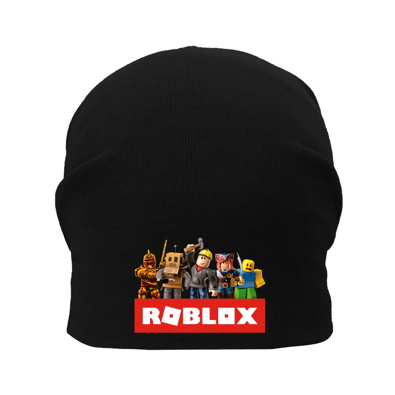 

Шапка детская Роблокс черный (Roblox -001) 50-52 см