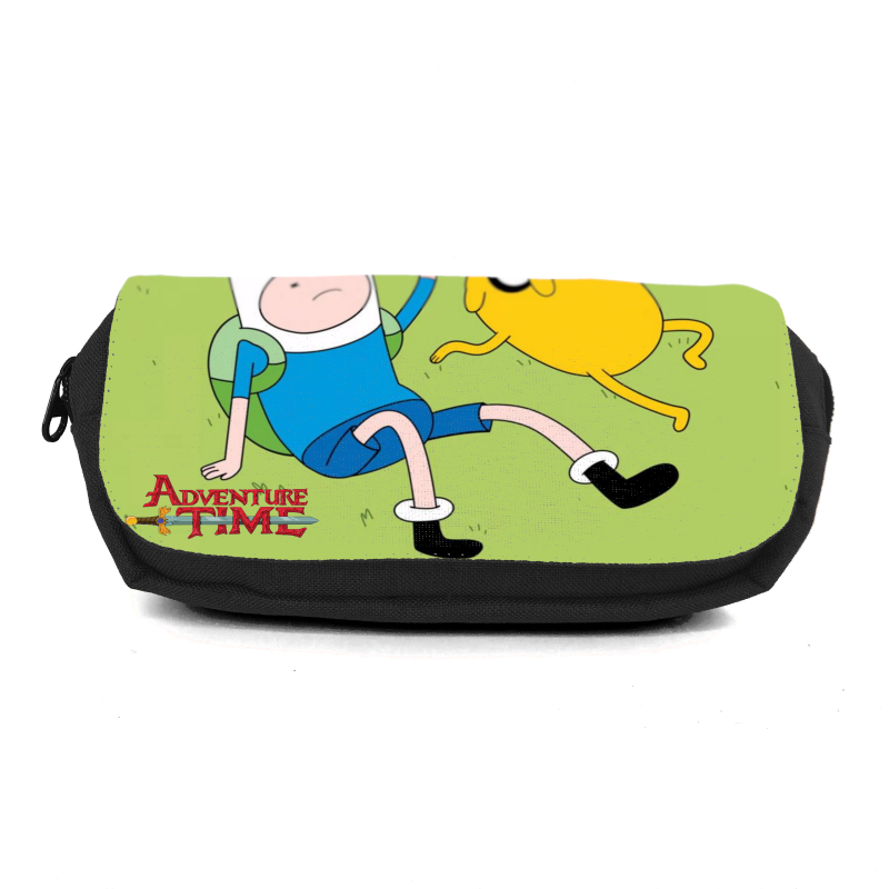 

Школьный пенал Время приключений органайзер универсальный (Adventure time-001-5-black) черный