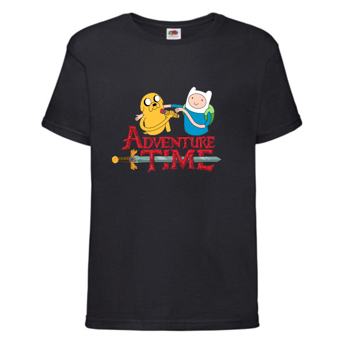 

Футболка детская Время Приключений 0016 (Adventure Time) черная (ADT blc 0016) 164 см