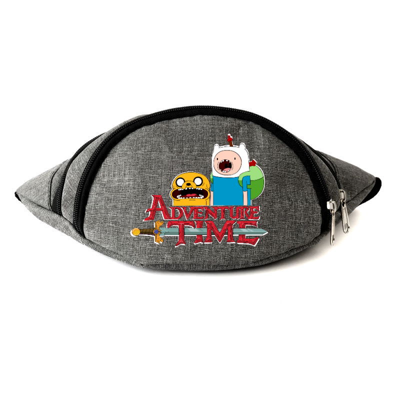 

Сумка Бананка на пояс Время приключений Adventure Times (AT-07) Cappuccino Toys серая