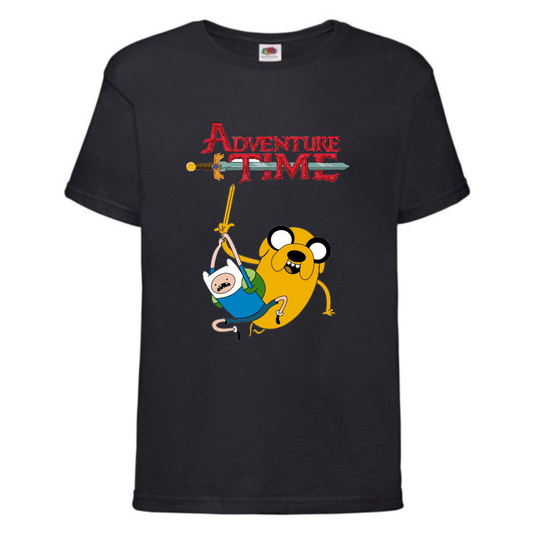 

Футболка детская Время Приключений 0012 (Adventure Time) черная (ADT blc 0012) 104 см