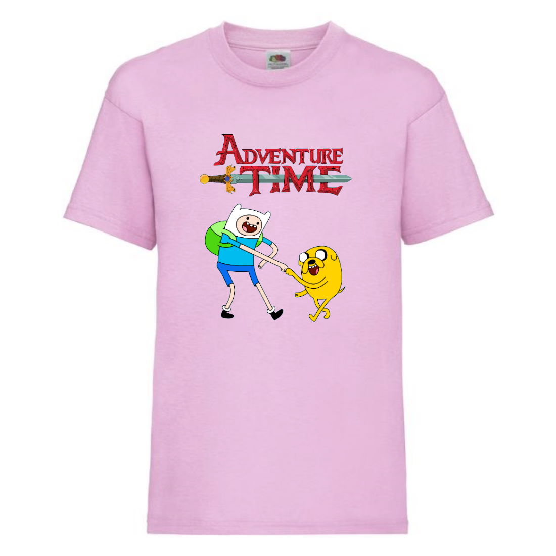 

Футболка детская Время Приключений 0017 (Adventure Time) светлорозовая (ADT lpn 0017) 116 см