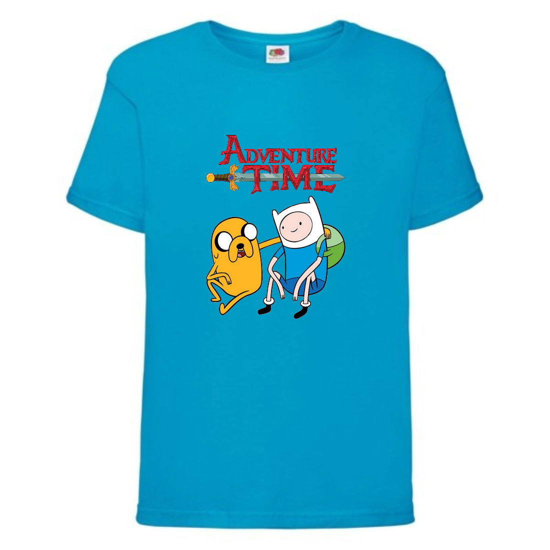 

Футболка детская Время Приключений 0018 (Adventure Time) синяя (ADT blu 0018) 140 см