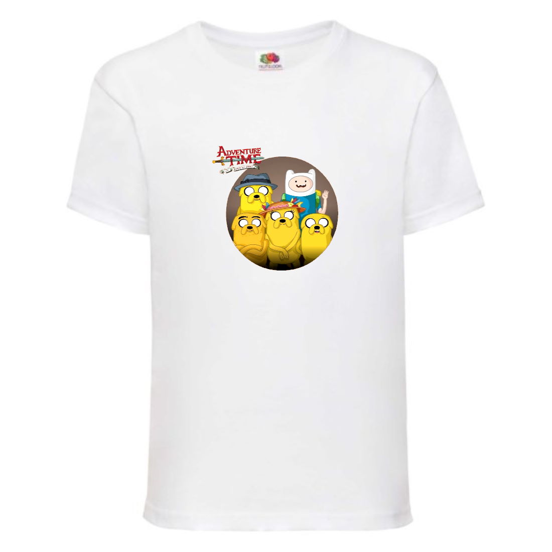 

Футболка детская Время Приключений 0019 (Adventure Time) белая (ADT wh 0019) 164 см