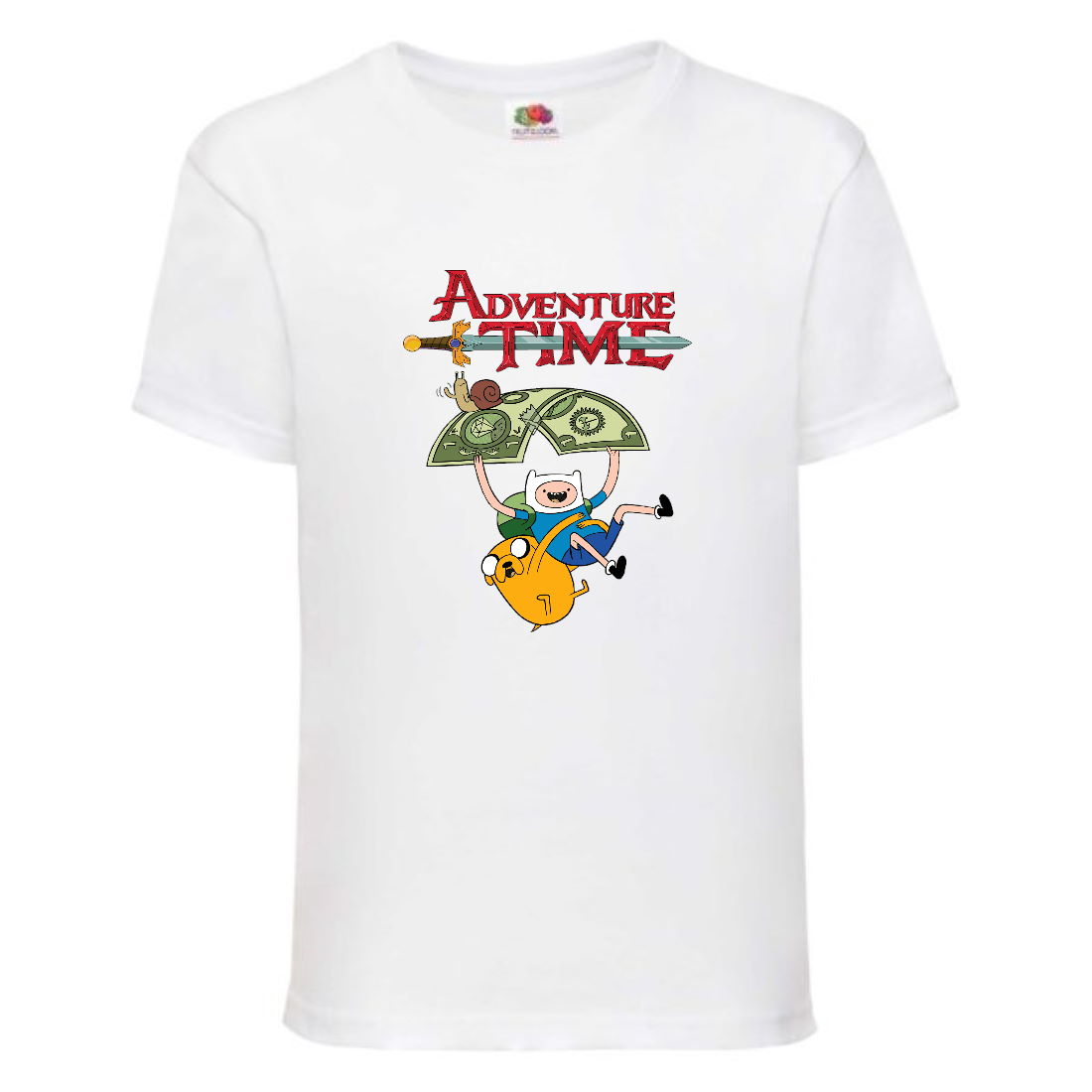 

Футболка детская Время Приключений 0023 (Adventure Time) белая (ADT wh 0023) 140 см