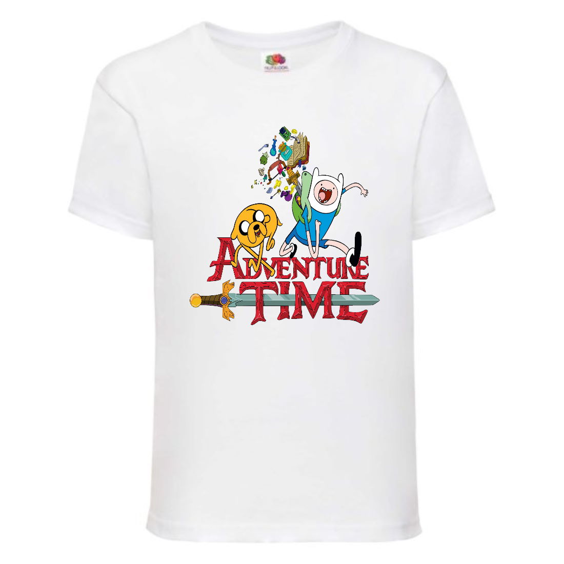 

Футболка детская Время Приключений 002 (Adventure Time) белая (ADT wh 002) 116 см