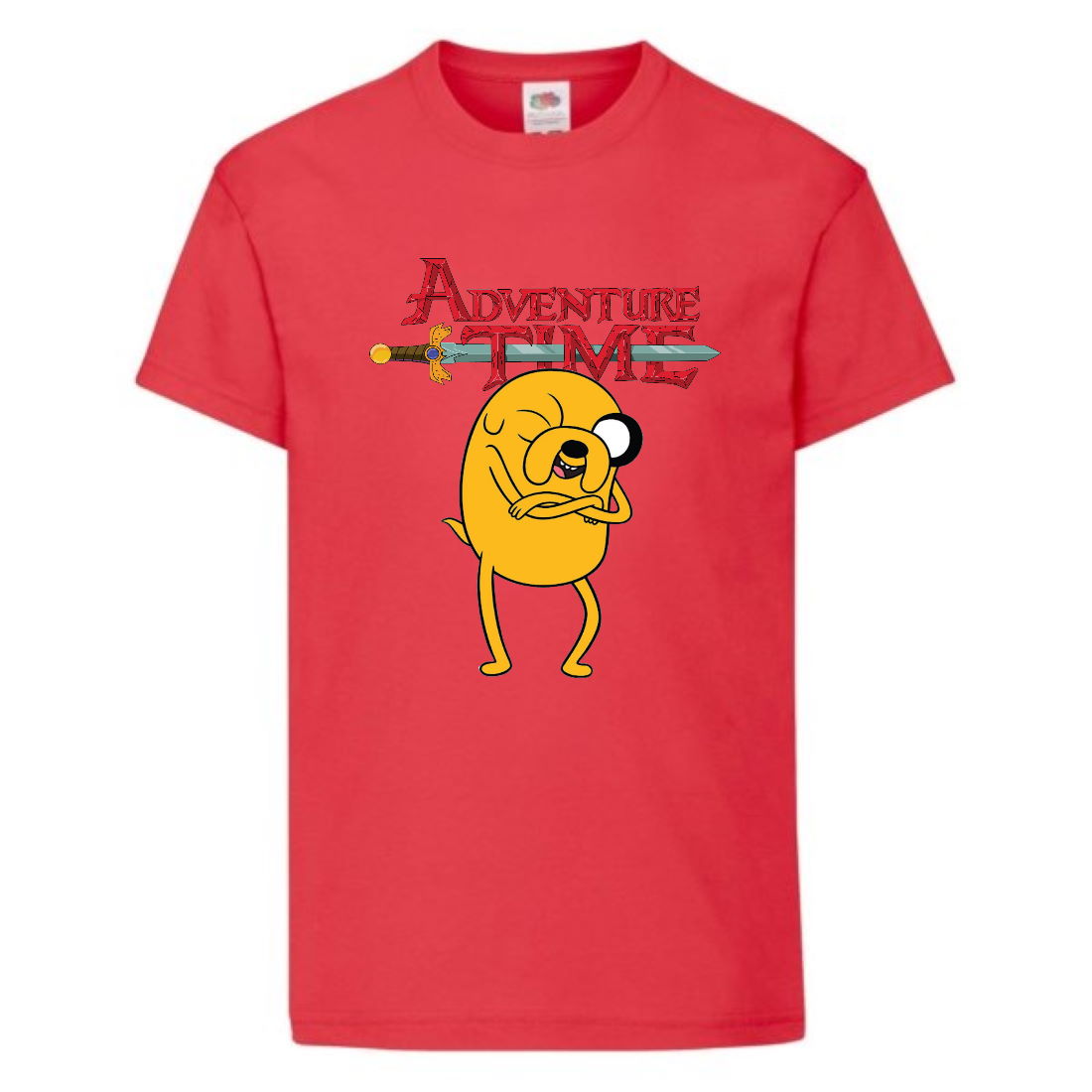 

Футболка детская Время Приключений 0024 (Adventure Time) красная (ADT rd 0024) 104 см