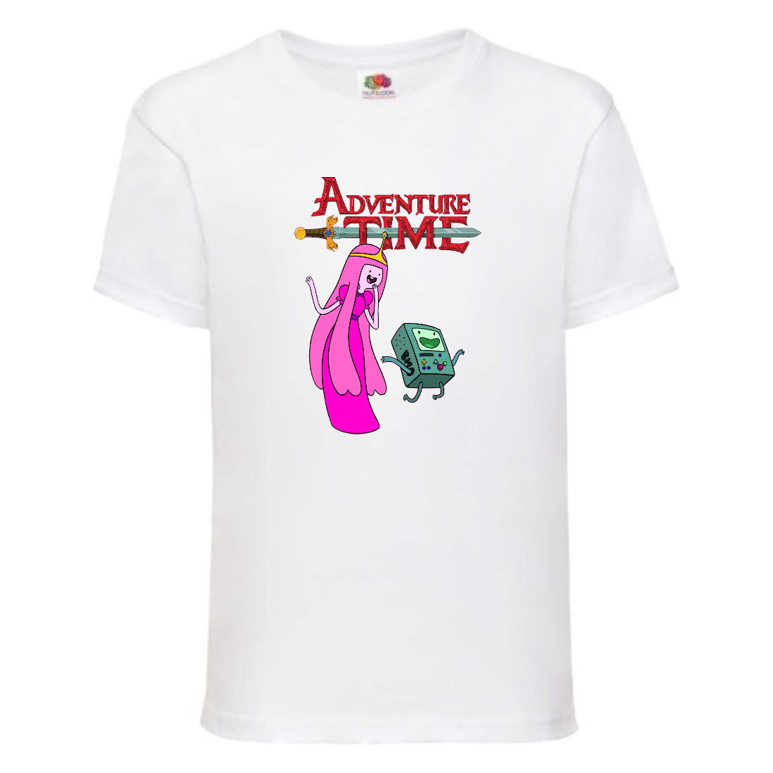

Футболка детская Время Приключений 0025 (Adventure Time) белая (ADT wh 0025) 128 см