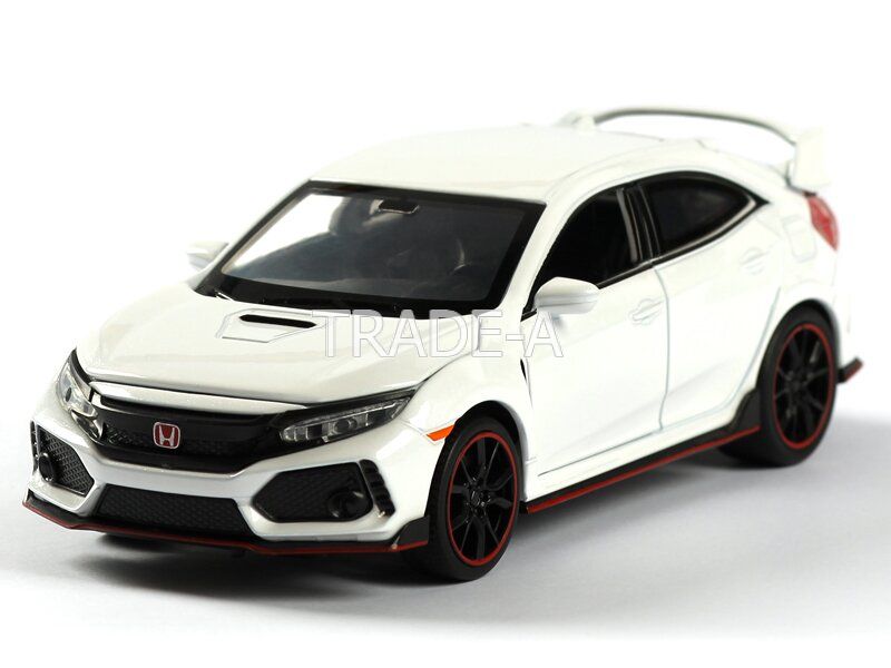 

Машинка Автопром 6606 Honda Civic Type R 1:30 белая