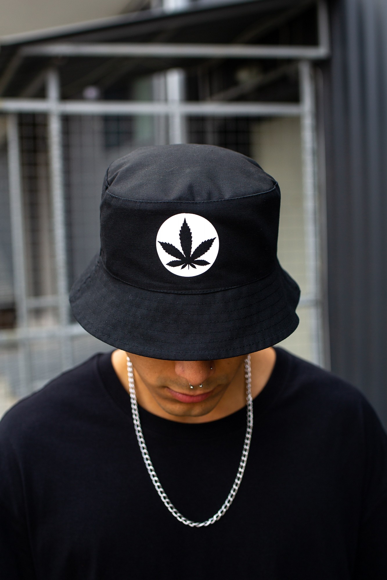 

Панамка Without Ring Cannabis Reflective L Black