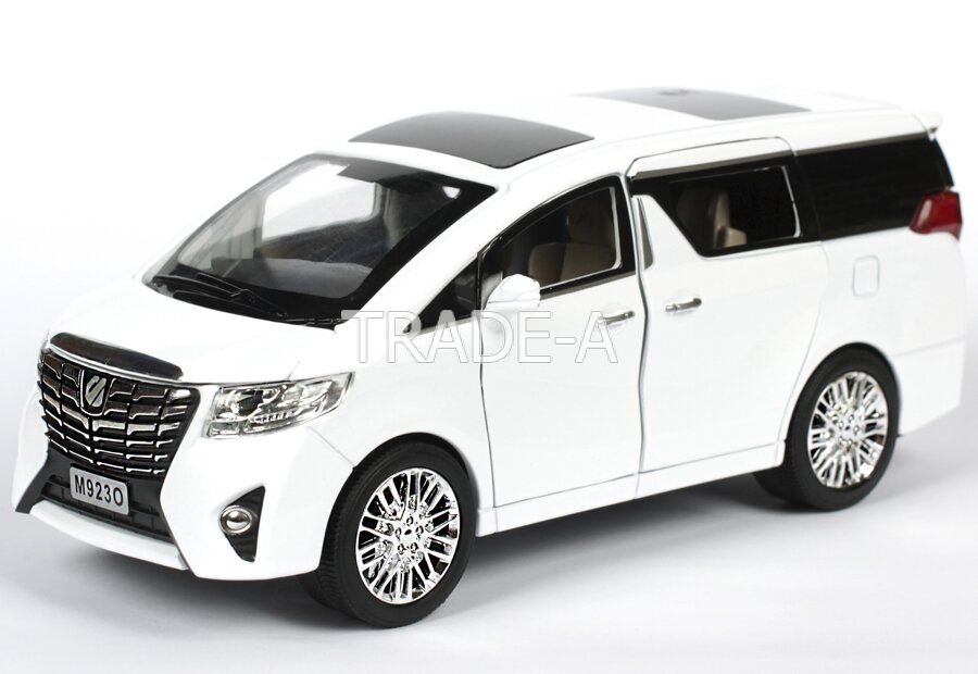 

Машинка Автопром 7685 Toyota Alphard 2015 1:24 белая