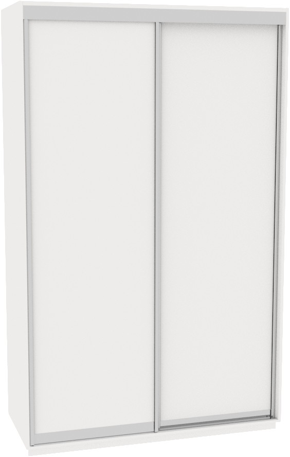 

Шкаф-купе ДОМ В166 Белый ДСП 160x60x220