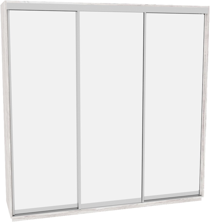 

Шкаф-купе ДОМ В236 Аляска Зеркало 230x60x220