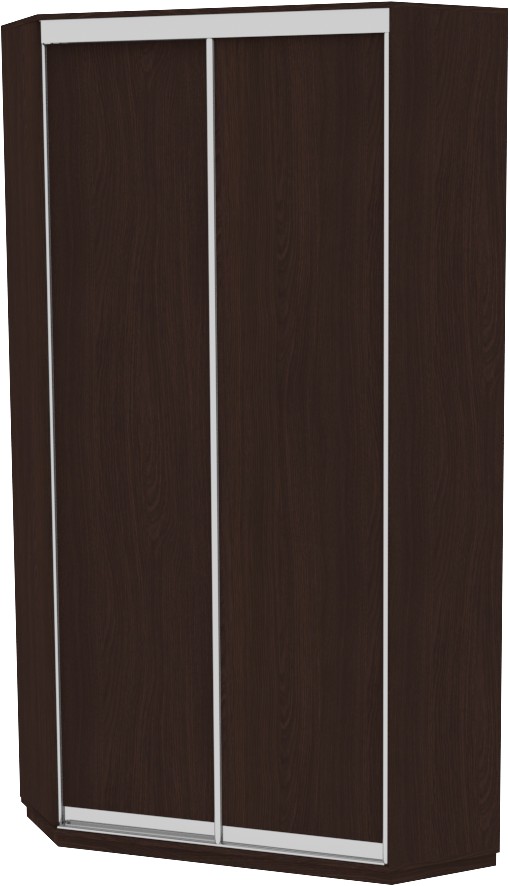

Шкаф-купе ДОМ Угловой ВУ1200 Венге ДСП 120x120x220