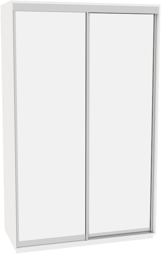 

Шкаф-купе ДОМ В166 Белый Зеркало 160x60x220