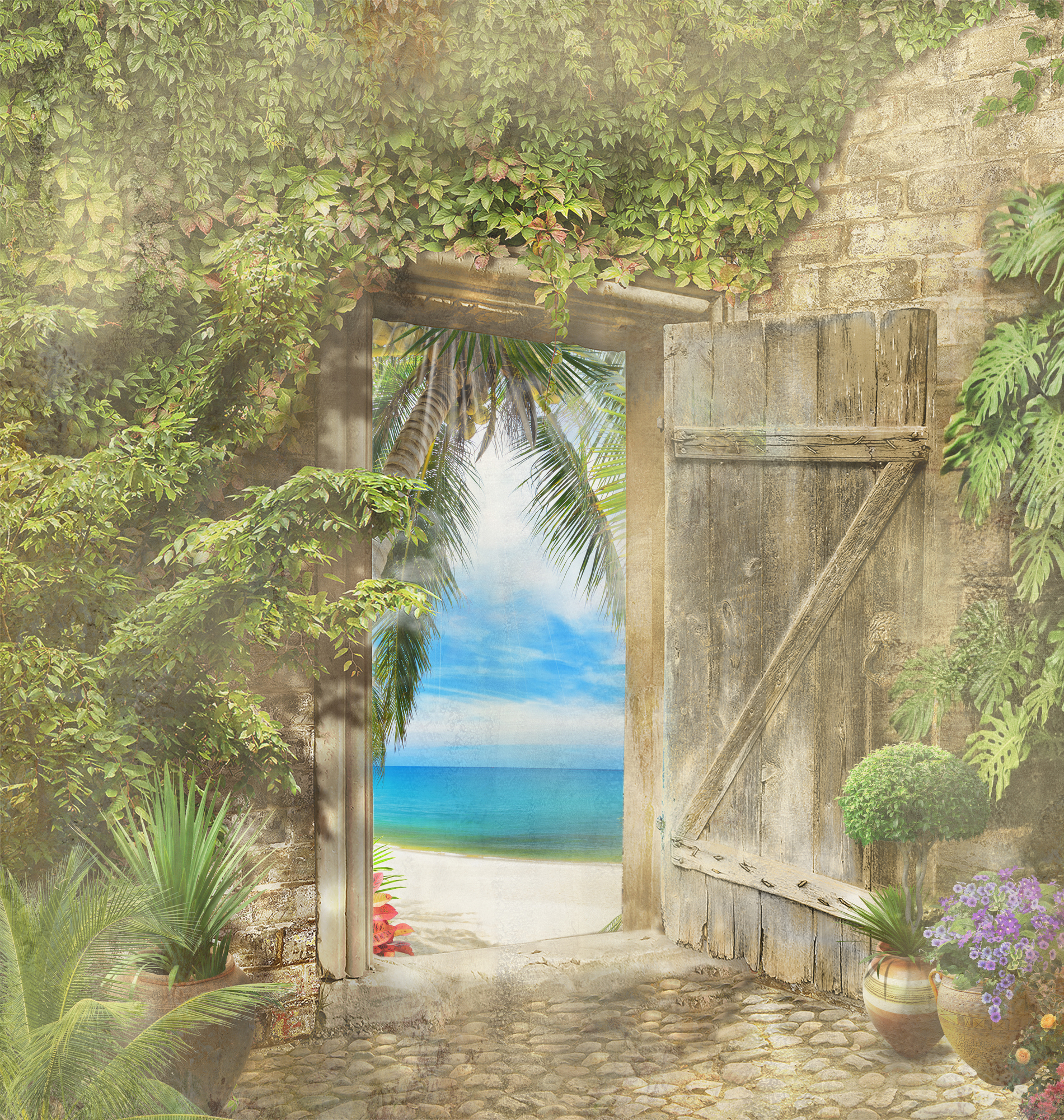 

Фотообои Море 'Выход к морю' (4729) , Живопись