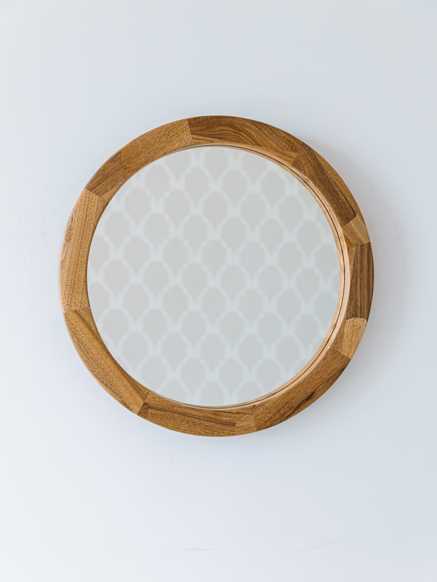 

Зеркало Luxury Wood деревянное круглое 60см Perfection орех