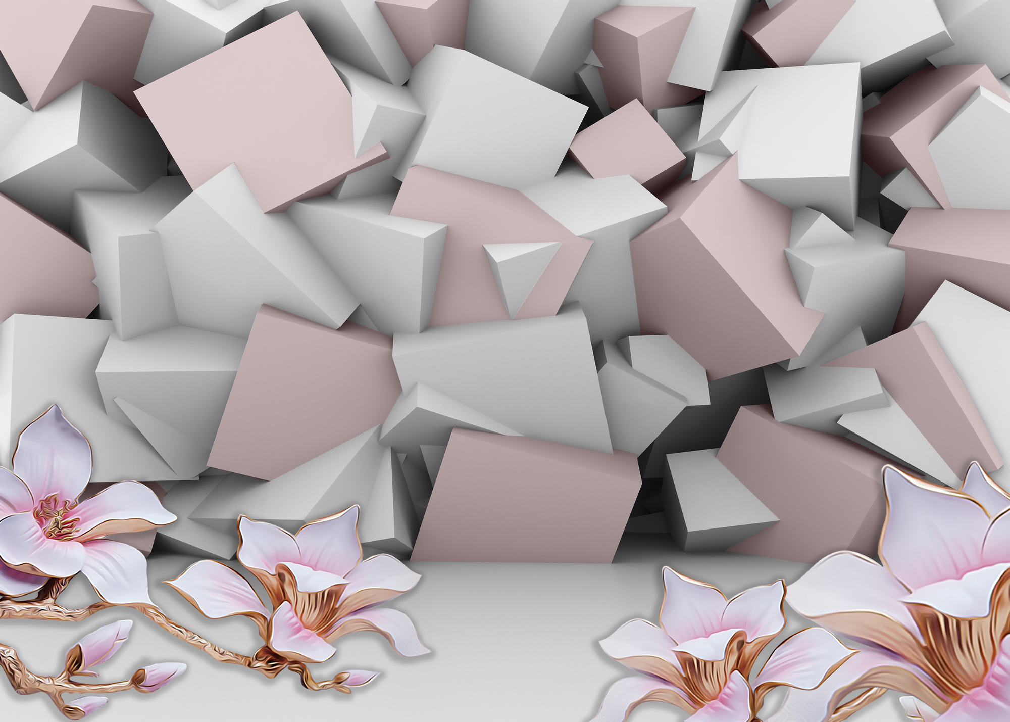 

Фотообои 3D '3D Стена' (4001) , Штукатурка