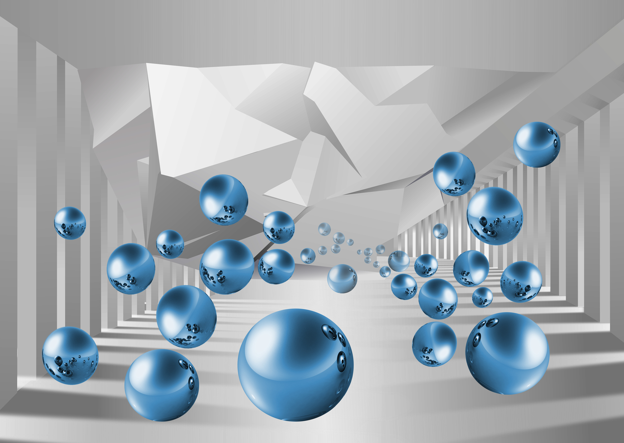 

Фотообои 3D '3D шары' (3319) , Деко