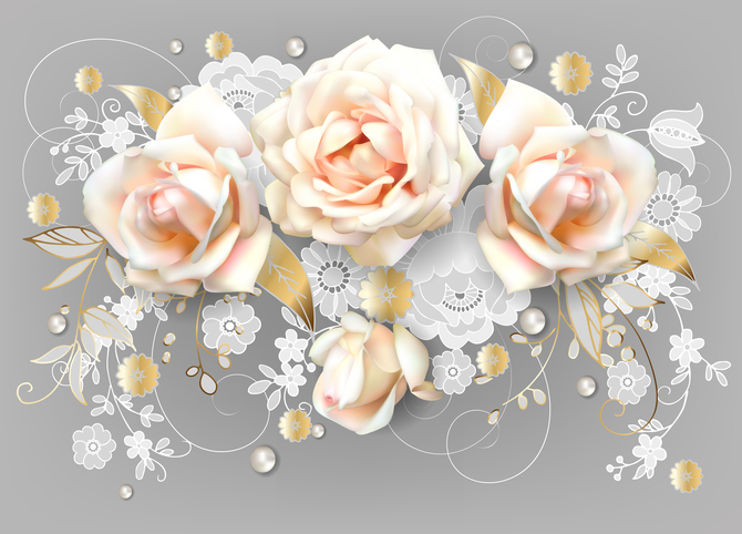 

Фотообои 3D '3D Розы' (2617) , Деко