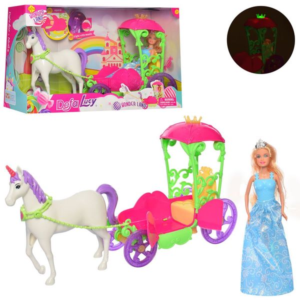 

Кукла в карете с лошадью Defa Lucy Wonder Land (8423)