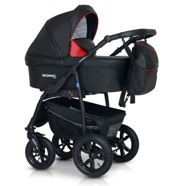 

Универсальная коляска 3 в 1 Verdi Sonic Plus Black/Red (01)