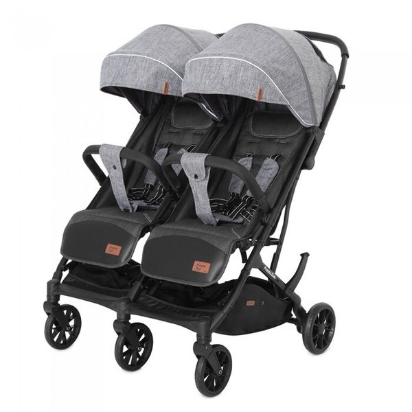 

Прогулочная коляска для двойни Carrello Presto Duo Pitch Grey (CRL-5506)