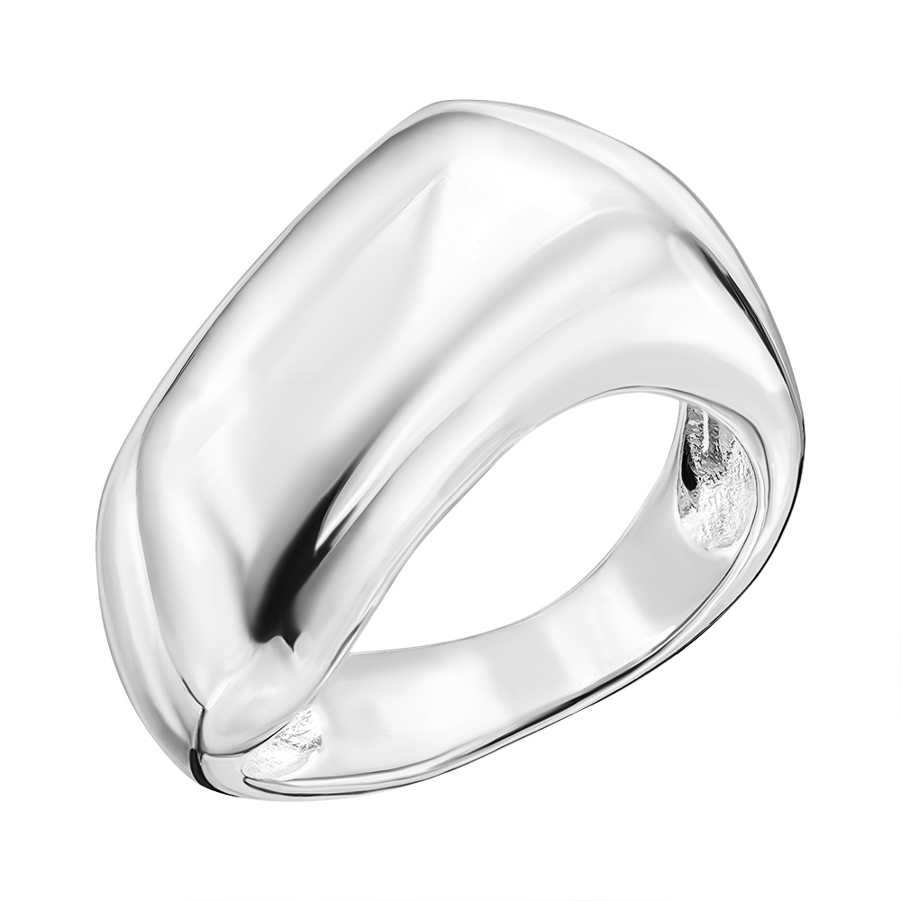 

Серебряное кольцо в стиле минимализма 000136104 18 размера