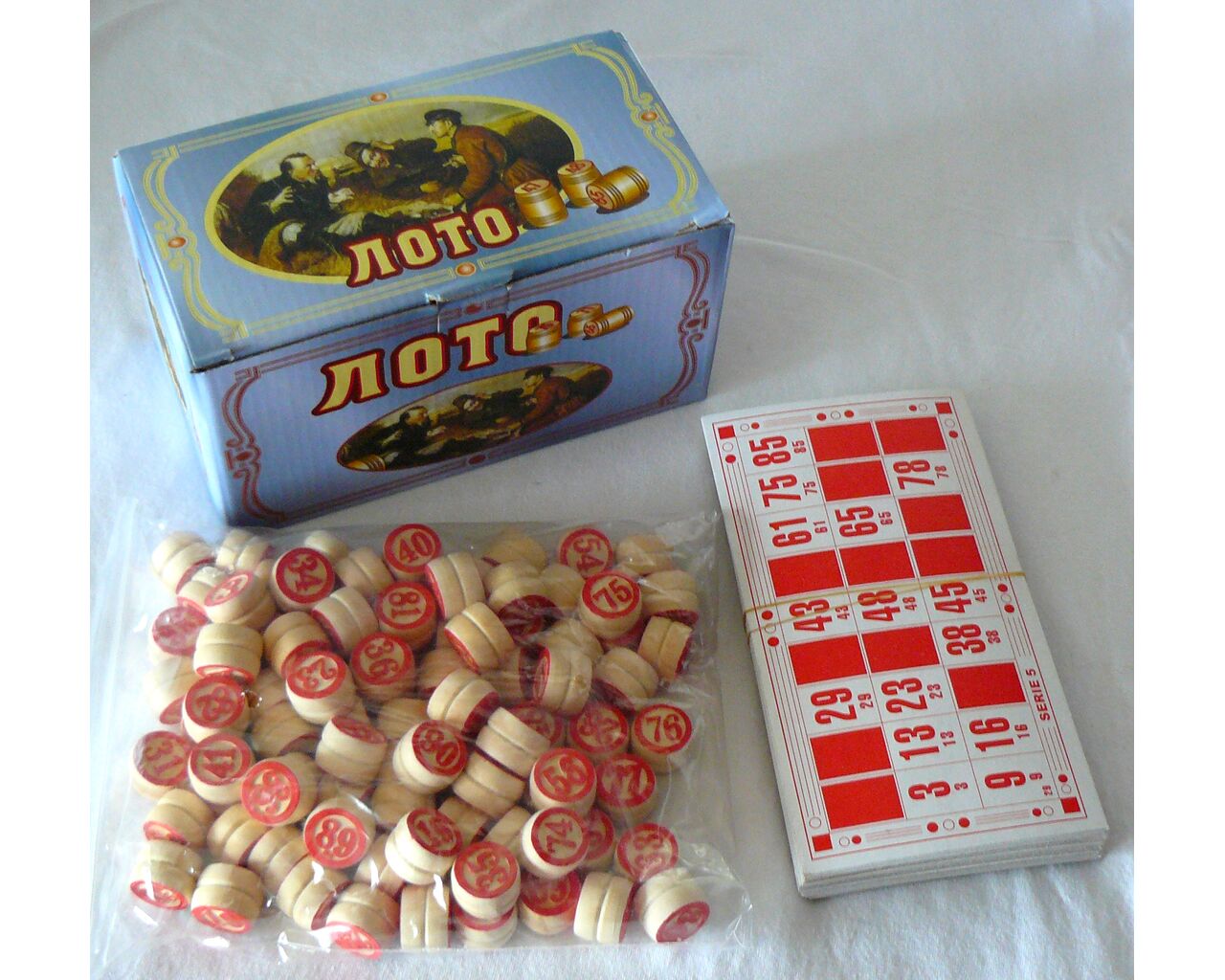 

Игра настольная Лото, Синяя Коробка (90 бочонков)