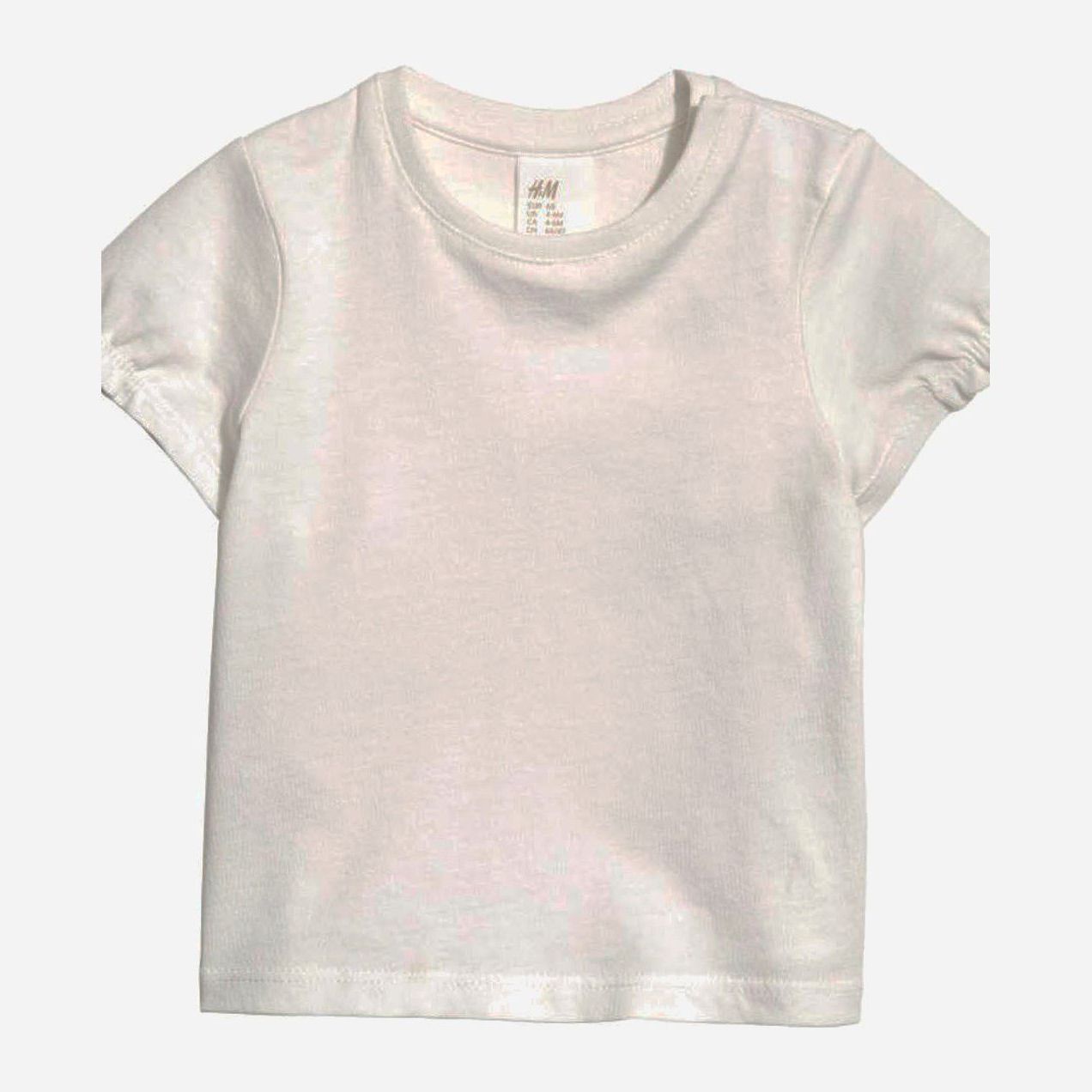 

Футболка H&M KEL44112142 74 см Белая