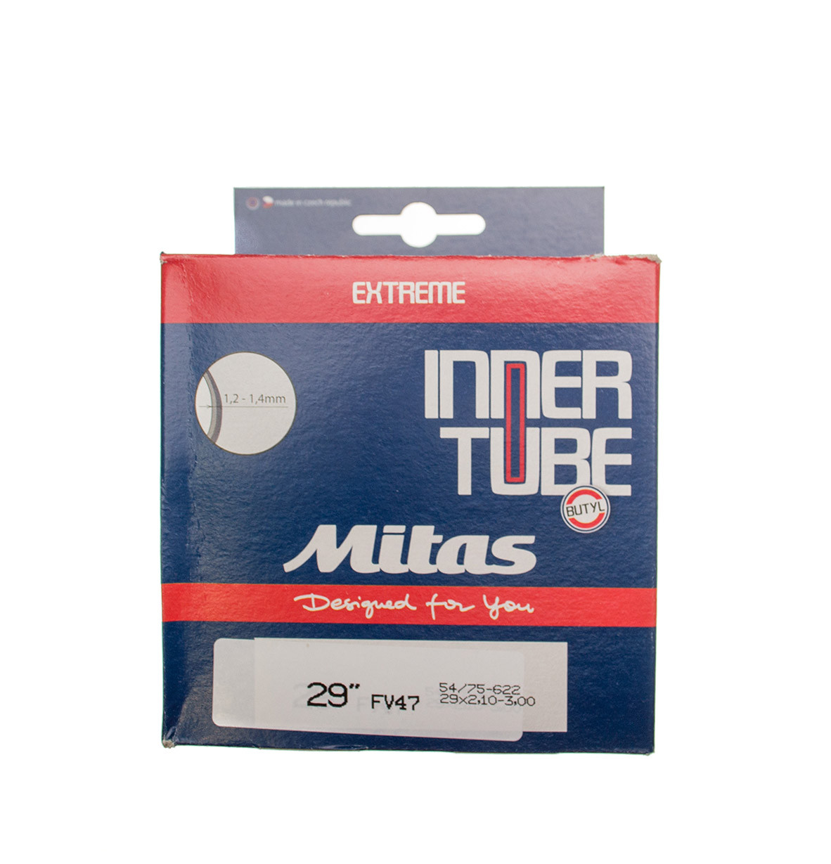 

Камера Mitas A11-X EXTREME SBC 28-29"x2.10-3.00" (54/75x622) FV 47мм