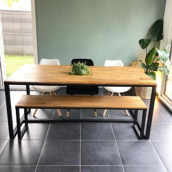 

Стол обеденный StartCraft Basic 1800*900 из дерева и металла натуральная фактура (F019 CraftCollection)