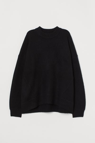 

Джемпер оверсайз H&M L (175/104А) Черный