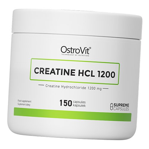 

Креатин гидрохлорид, Creatine HCL 1200, Ostrovit 150капс (31250010)