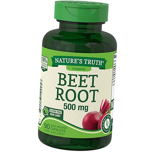 

Корень свеклы, Beet Root 500, Nature's Truth 90капс (71509015)