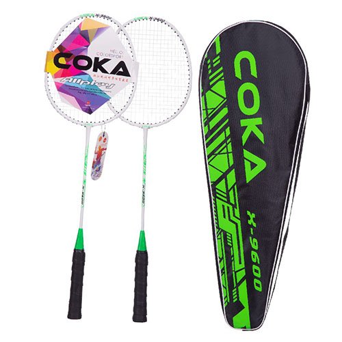 

Набор для бадминтона в чехле Coka 9600 FDSO Черно-салатовый (60508099)