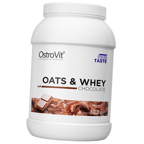 

Овес и Сывороточный протеин, Oats & Whey, Ostrovit 1000г Шоколад (05250023)