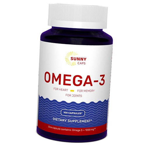 

Омега 3, Omega-3 Activ Powerfull, Sunny Caps 100капс (67516001)
