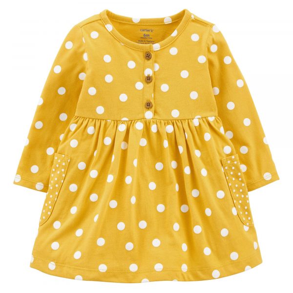 

Комплект платьетрусики Carters 6577 Carters 80 см 12 мес Желтый 47876
