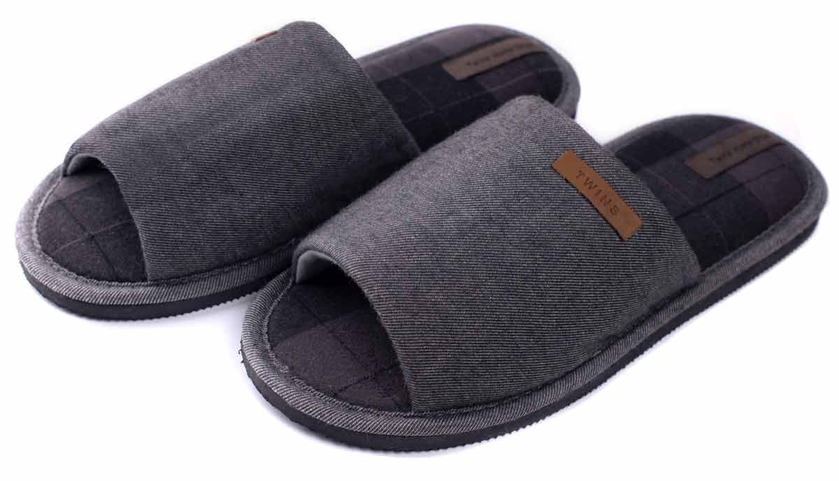 

Комнатные тапочки Twins Твинс мужские HS-VL серые р.40/41 (5620)
