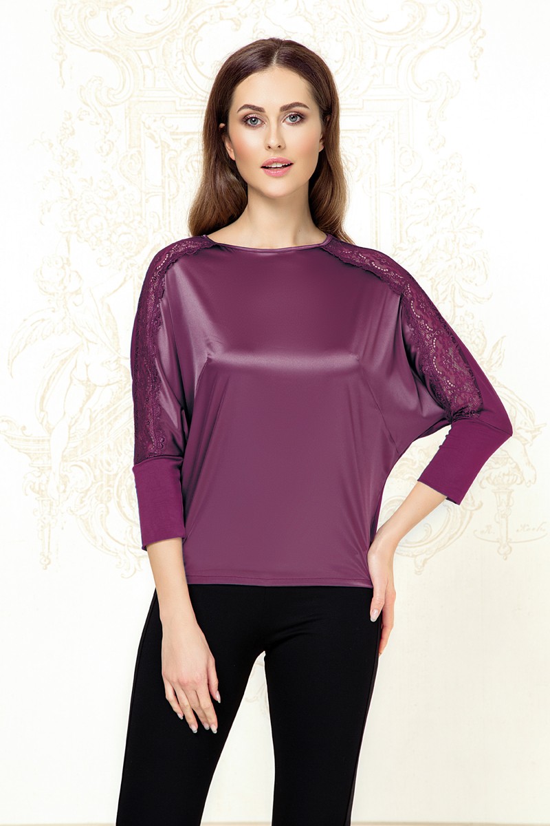 

Блуза Anabel Arto 52(3XL) амарант