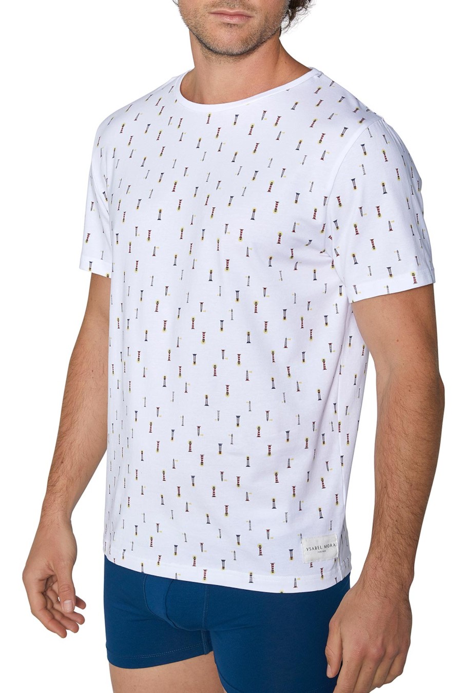 

Футболка Ysabel Mora 54(2XL) Белый микс