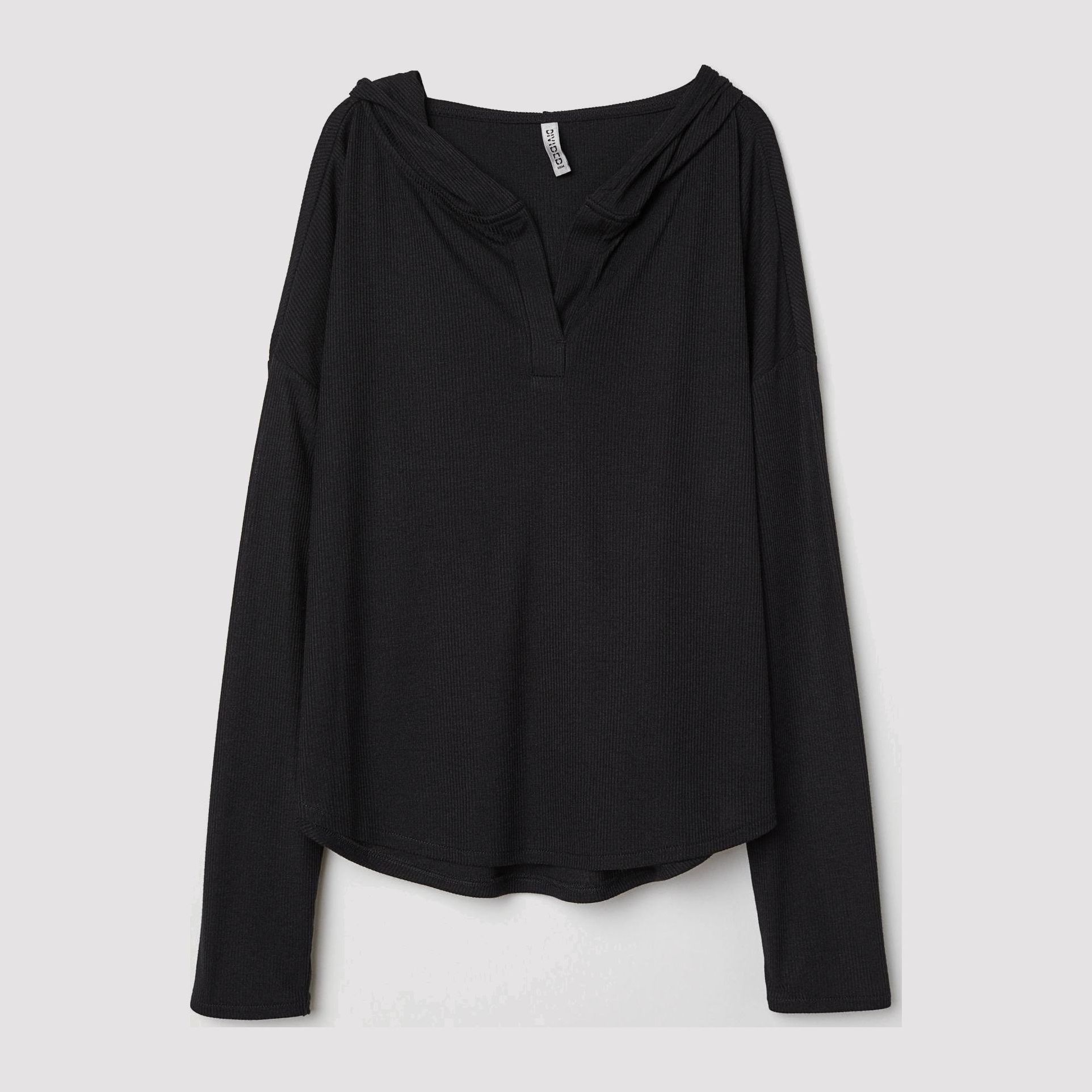 

Лонгслив H&M 6154348-AAAD L Черный